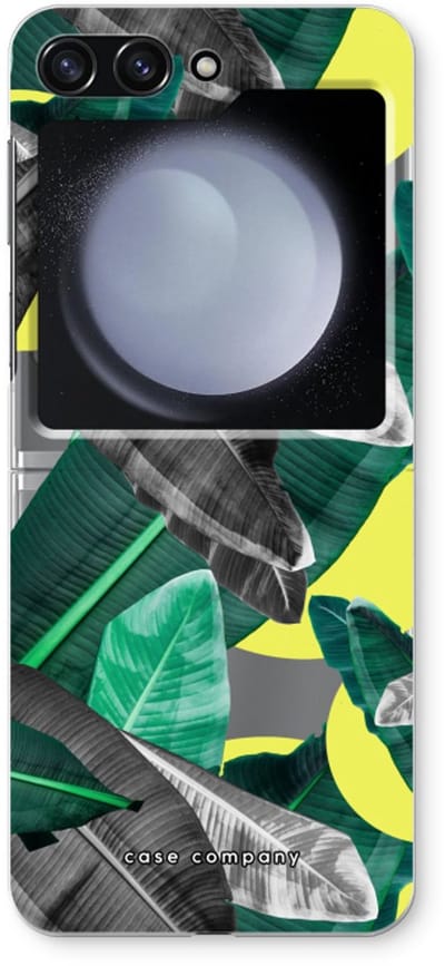 Case Company® - Hoesje geschikt voor Samsung Galaxy Z Flip5 hoesje - Fantasie jungle - Soft Cover Telefoonhoesje - Bescherming aan alle Kanten en Schermrand