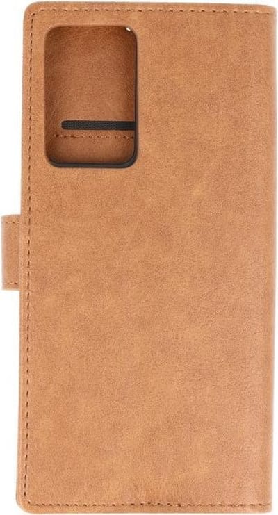 Hoesje Geschikt voor de Samsung Galaxy Note 20 Ultra - Kaarthouder Book Case Telefoonhoesje - Bruin