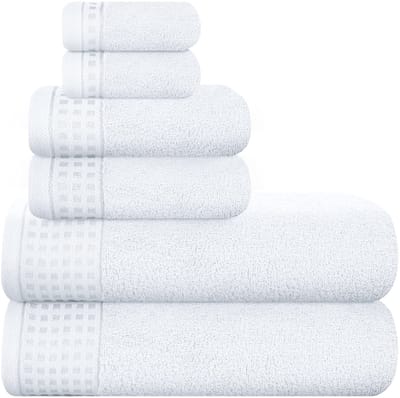 Unyqoos ® Verwen Jezelf Met Dit Luxe Handdoekenset Van Zes Stuks, Inclusief Grote Badlakens