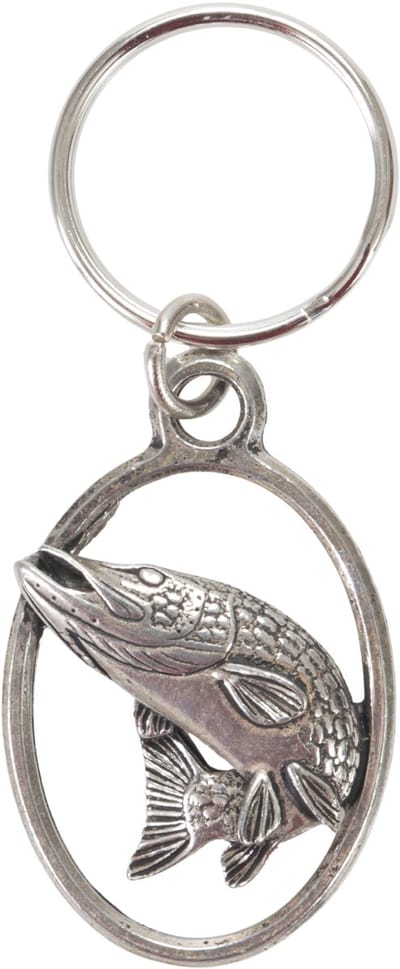 Sleutelhanger Snoek Vissen - Snoekvissen Keyring Sleutelhangers Snoek Vis Vissoorten Dieren Snoekvisser