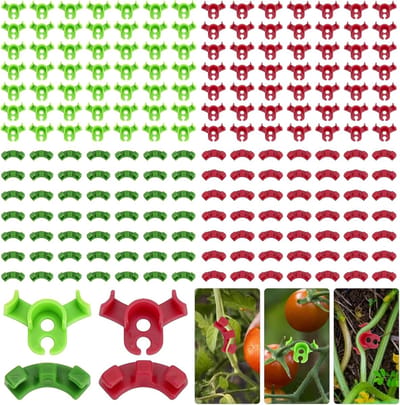 Famanu – Plantenstaafverbinders, staafhouderclips Ø16 mm, 4 stuks, voor plantenstokken