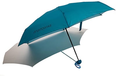 Muitomas Paraplu Compact - Lichtgwicht – Telescopische steel - Antisliphandgreep - Koord en hoes - Blauw