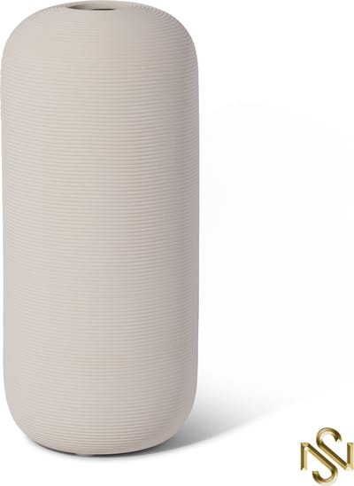 San Naila-Japa-Purity Vase-Keramiek-Nordic Vase-Beige-Modern-Japandi