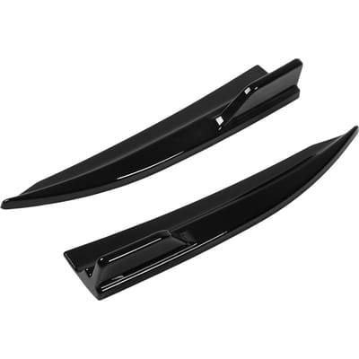 2 Stuks Achter Splitter Lip Spoiler Glanzend Zwart Links Rechts Bumper Diffuser Splitter Kit voor 3 Serie G20 M Sport 2019-2022 black