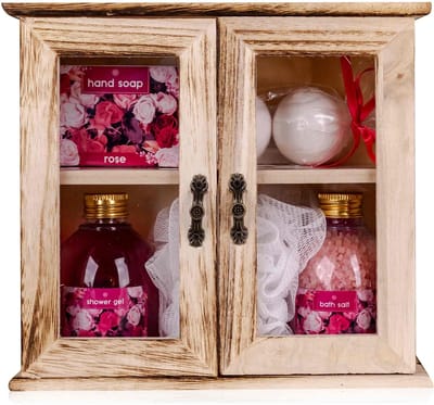 Verwenpakket Vrouw - Grappig Wellness Geschenkset - Verjaardag cadeau vrouw - Cadeaupakket Dames - A Moment For You - Rose - Geschenkset vrouwen, moeder, vriendin, zus, oma, mama - Cadeautje volwassenen