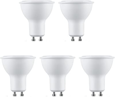 Technik GU10 LED Lamp 7W - 630lm - 2700K - Warm Wit - LED Spot - Vervangt 45W Halogeen Gloeilamp - 5 stuk