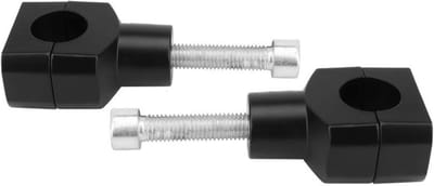 Stuurklemverhogers Motor - Stuur Risers - Comfortabel Rijden - CNC Aluminium - 25mm - Zwart