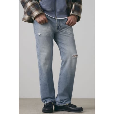 Levi's 501® Original Jeans Size: W34L32 | Relaxed Outlet | Heren | Blauw