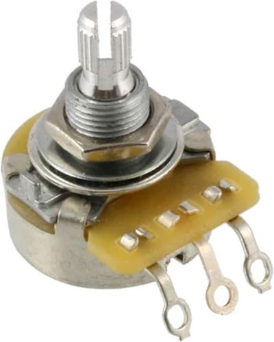 Allparts EP4988000 CTS 1 Meg (1000K) Audio Pot – Split Shaft, Knurled