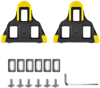 Dailygoods - Universele fietsschoenset met pedalen en antislipontwerp, voor racefiets- en mountainbikeschoenen, betrouwbaar voor binnen- en buitengebruik