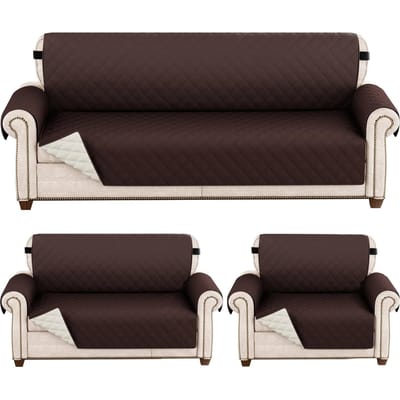 Waterdichte Bankhoes Gewatteerde Slijtvaste Bankhoezen voor Hond Huisdier Kinderen Relaxfauteuil Fauteuil Meubels 1/2/3/4 Zits Bescherm 1 Seater