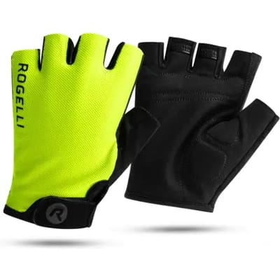 Rogelli Core Heren Fietshandschoenen - Zomer - Korte vinger - Fluor