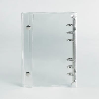 A6 Ringband met 6 Gaten, PVC Notitieboek voor Losse Bladen, Planner en Herbruikbare Vullingen (142 x 195 x 25 mm)