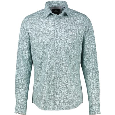 Lerros Heren overhemd 2681073 418 misty blue