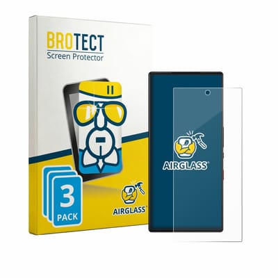 Screenprotector 3 Stuks voor ZTE Nubia Red Magic 9S Pro Beschermglas transparant