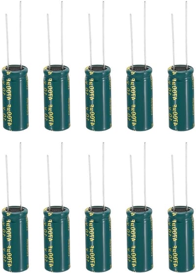 Electrolytische Condensatoren 10 V 4700 uF 10 x 25 mm Aluminium voor TV, LCD Monitor en Koelkast - Hoge Frequentie Prestaties