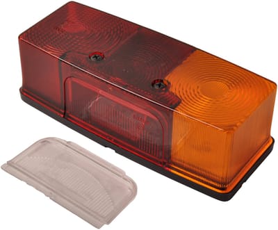 Achterlicht - Jokon - 3 kamer - rechts - 158x64x51 mm - met kentekenverlichting