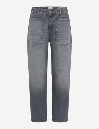 Brax Dames Jeans  Style MEGAN S USED LIGHT GREY, denim lichtgrijs, maat 38