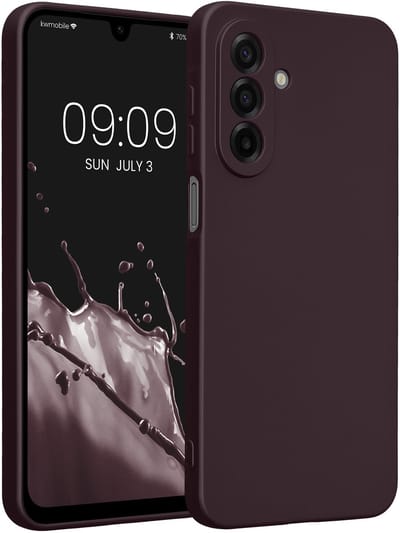 kwmobile metallic telefoonhoesje van TPU - geschikt voor Samsung Galaxy A17 4G / 5G - Flexible case voor smartphone - In metallic braam