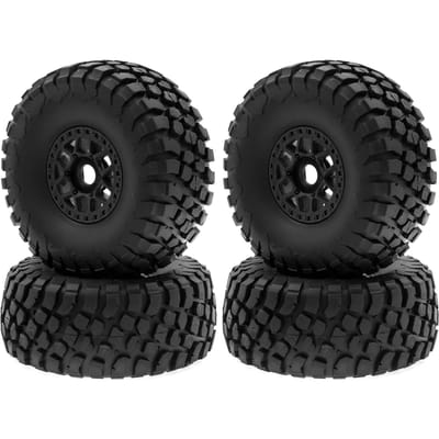 4 Stuks 138Mm 1/7 Woestijn Korte Cursus Vrachtwagenband 17Mm Wiel Hex Vervanging Voor ARRMA Mojave TRAXS UDR