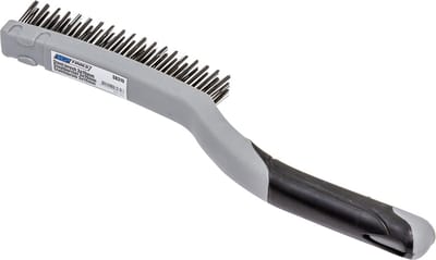 staalborstel met ergonomisch greep - staal borstel - hand staal borstel