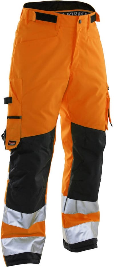 Jobman 2236 Hi-Vis Winter Trousers Star 65223607 - Oranje/Zwart - C50