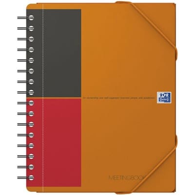 Business collegeblok »International meetingbook« A5 gelinieerd, premium papier