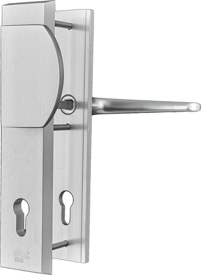 Besa Veiligheidsbeslag 110 greep-kruk zonder Kernbescherming Zilver SKG***
