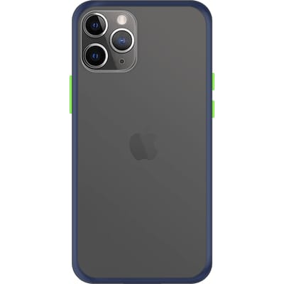 iPhone 11 Pro Back Cover - Blauw/Transparant