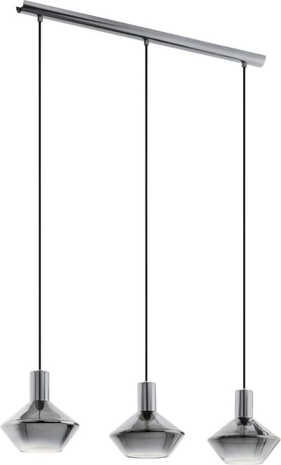 EGLO 97424 hangende plafondverlichting Harde montage Nikkel E27 60 W A,A+,A++,B,C,D,E