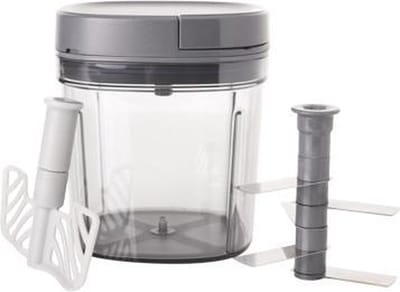Cosy&Trendy Multihakker met Klopper en Deksel - 0,9 L - Grijs