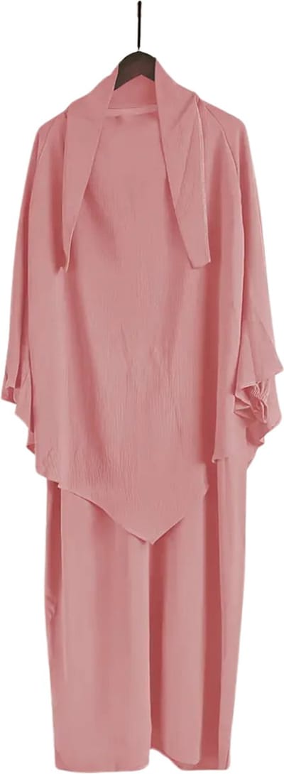 Bovista Islamitische Kleding - Djellaba Dames - Moslim Kleding - Arabisch Dames Kaftan - Alhamdulillah - Perzik