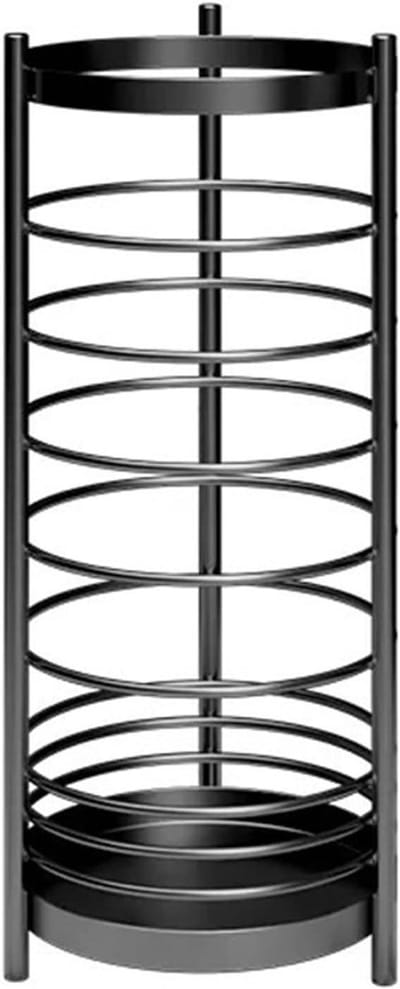 Parapluhouder - Paraplustandaard Paraplubak - Entree Organiseren - Licht Luxe Design - 24.5x24.5x58cm - Zwart
