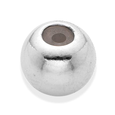Cavill - Zilveren Hanger - 925 Sterling Zilver - MONOSONO - Gepolijste Ronde Kogel 6x6 mm - Elegant Design - 1,6 g