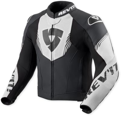 Revit Argon 3 geperforeerde motorleren jas - Maat 50 -