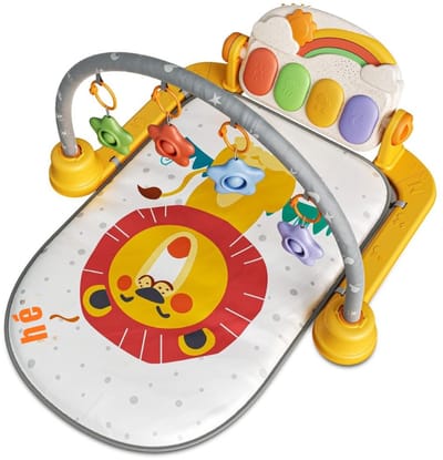 RWB® Speelgoedkleed Baby met Boog - Babygym - Babykleed - 4 Rammelaars - Speelblad