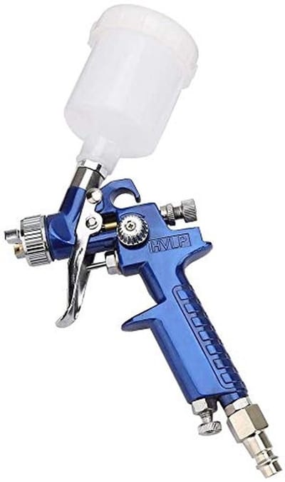 Allecto - Spray Gun - Verfspuit - Economisch en Praktisch - 125ml Cup - Verf Sproeier - Perfect voor Schilderen - Pneumatische Tool
