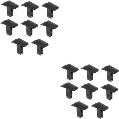 Ladder Vervanging Knoppen - Telescopische Ladder Onderdelen - Veilig Gebruik - Ergonomisch Ontwerp - 16 Stuks - Zwart
