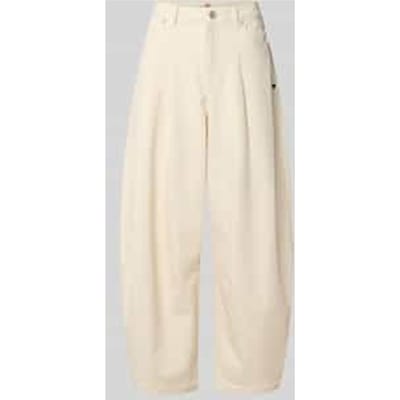 barrel fit jeans met steekzakken