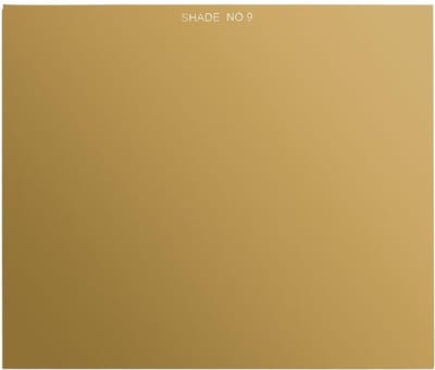 Laslens Shade 9 - 4,5" x 5,25" - Gelaagd Glas voor Lashelm