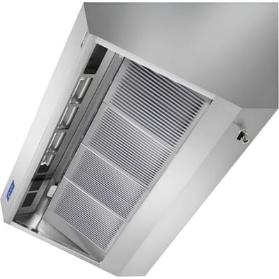 GGM Gastro Wandhaube mit Motor - 2000mm - Regler, Filter & Lampe