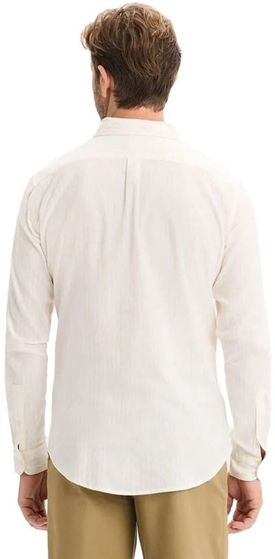 Dockers Slim Original Overhemd Met Lange Mouwen Wit M Man