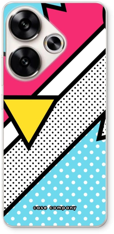 Case Company® - Hoesje geschikt voor Xiaomi Poco F6 hoesje - Pop Art #3 - Soft Cover Telefoonhoesje - Bescherming aan alle Kanten en Schermrand