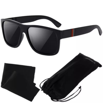 Polarized Zonnebril Zwart - POLYCARBONATE SUNGLASSES UV 400 - Gepolariseerd