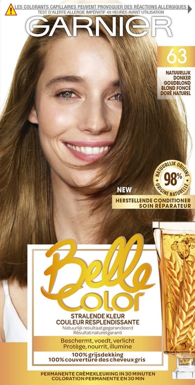 Garnier Belle Color 63 - Goudblond - Permanente Haarkleuring