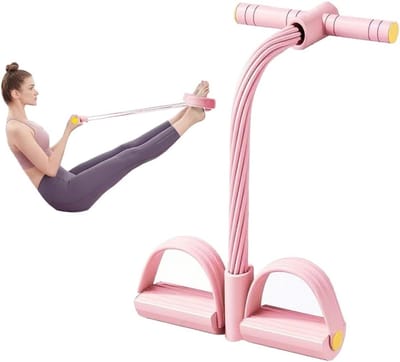 Buiktrainer - Expander fitness rugtrainer - Thuis sporten - Antislip materiaal - 42 x 24 cm - Niet gespecificeerd