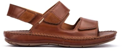Pikolinos Bruine leren sandalen Tarifa