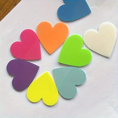 VANDAAG VERZONDEN - 100 Post-it's hartvormig - Cor&Sinho® - Post-It - Hartjes Harten Hart - Transparante Notes - Bladwijzers - Biblejournaling - Boektabs - Notitiestickers - Markeertabs - Journaling - Organizer