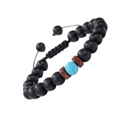 Aramat Jewels | Armbanden | Verstelbare Turkoois Armband natuursteen | | | |8mm | Metaal | Volwassenen | Verkleurd niet