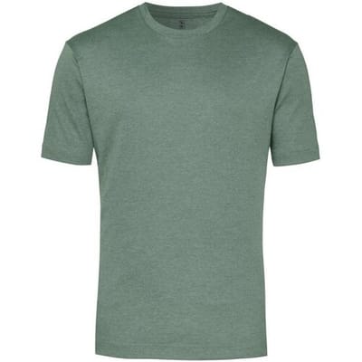 Desoto T-Shirt Roundneck Uni Piqué Groen / male